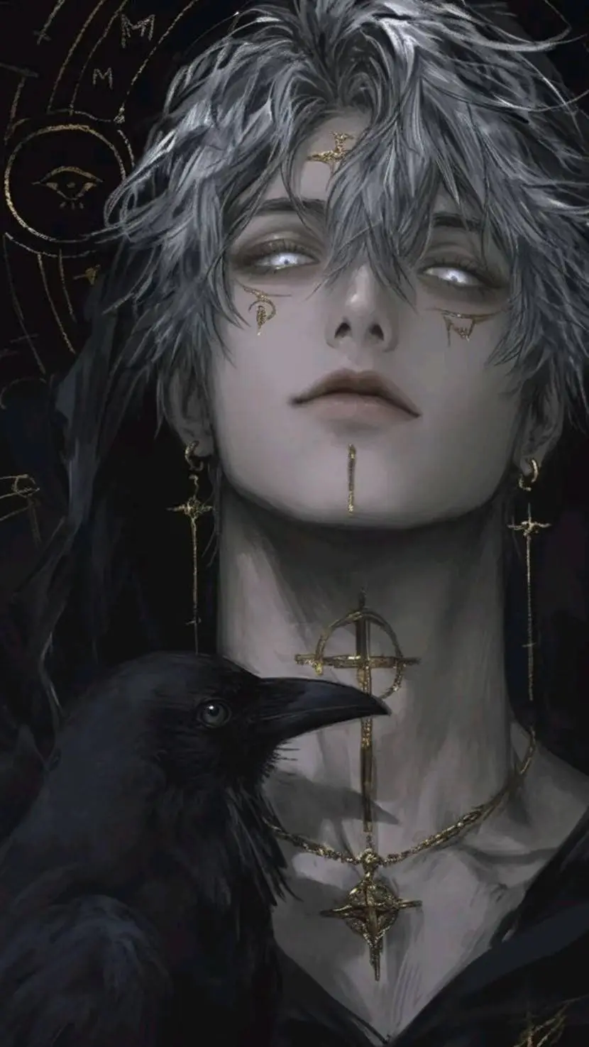 ai character: 🖤Илиан🖤 background