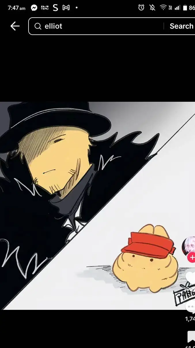 ai character: mafioso x Elliot background