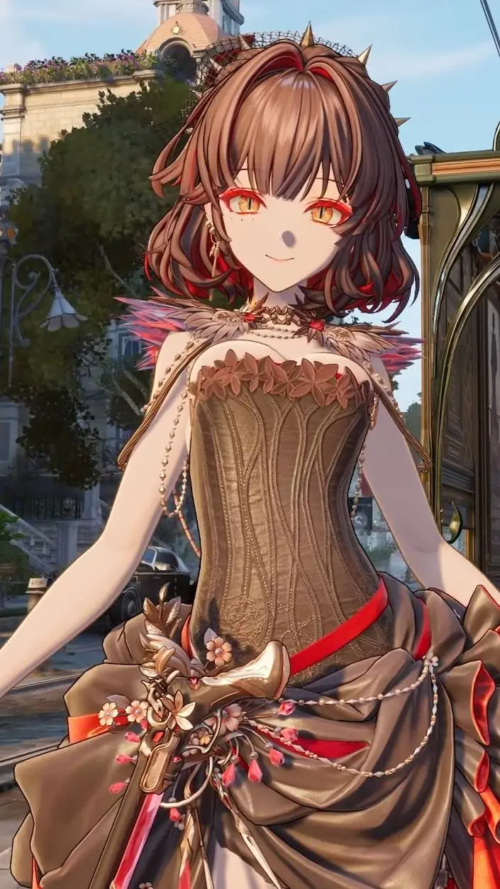 ai character: rose background