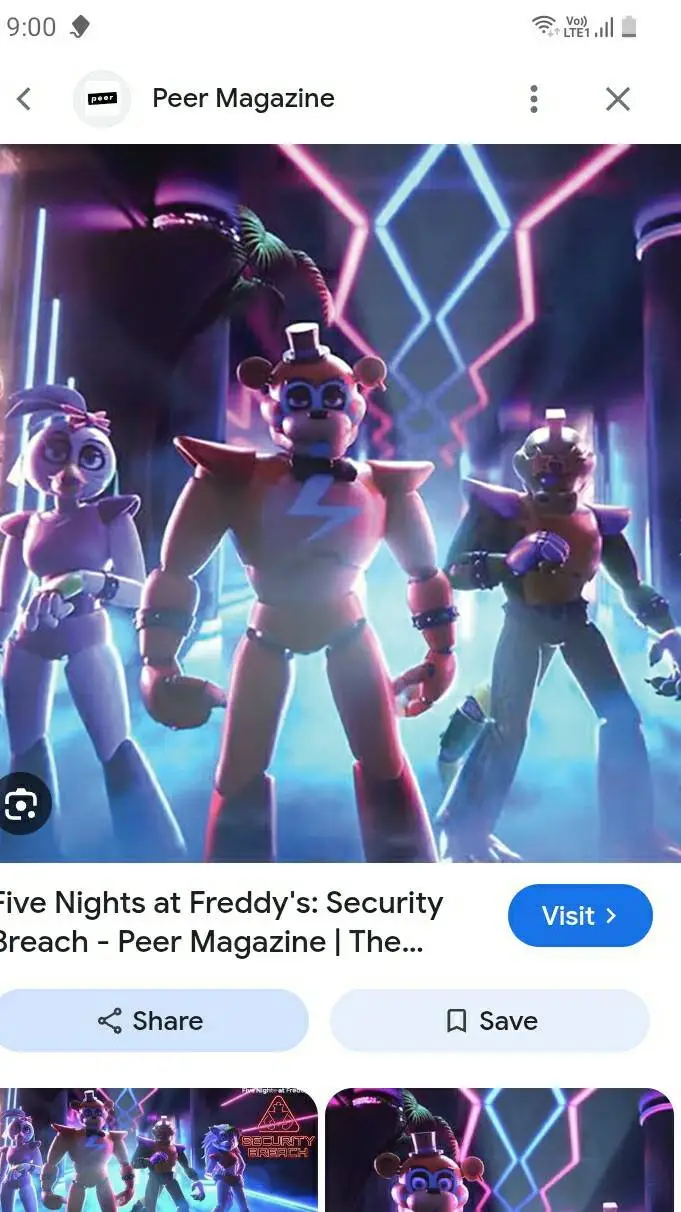 ai character: FNAF - SB background