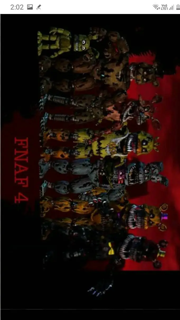 ai character: Fnaf 4  background