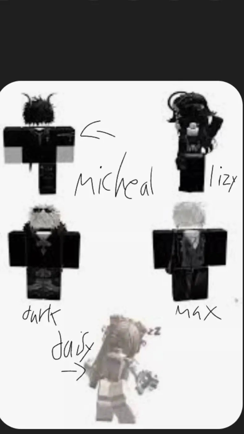 ai character: roblox group chat🖤 background