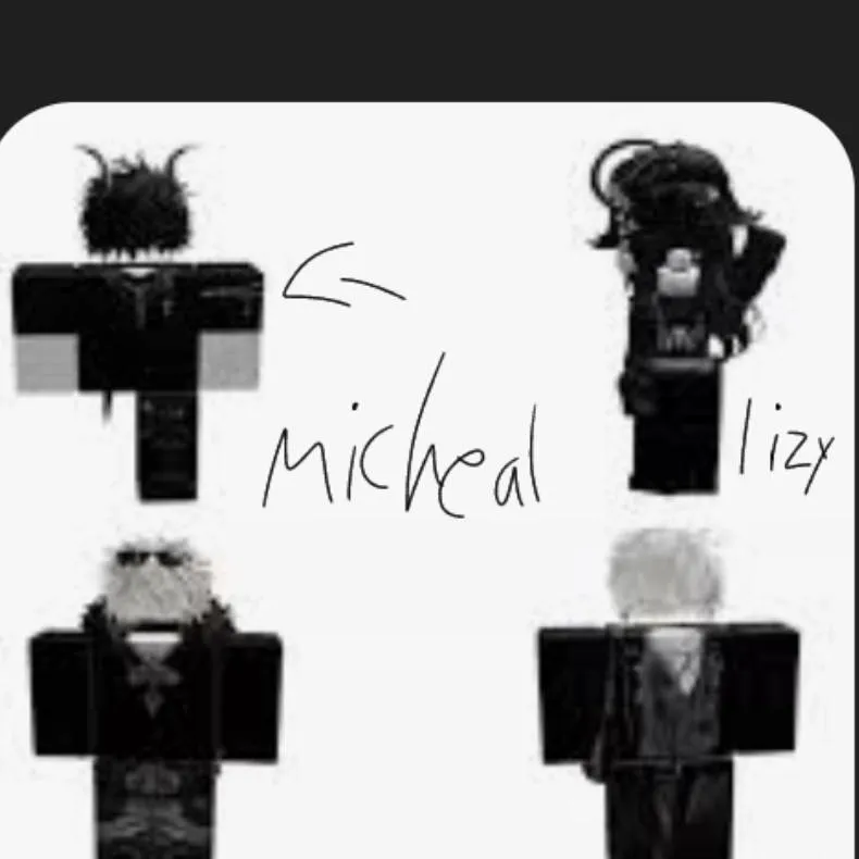 chat with ai character: roblox group chat🖤