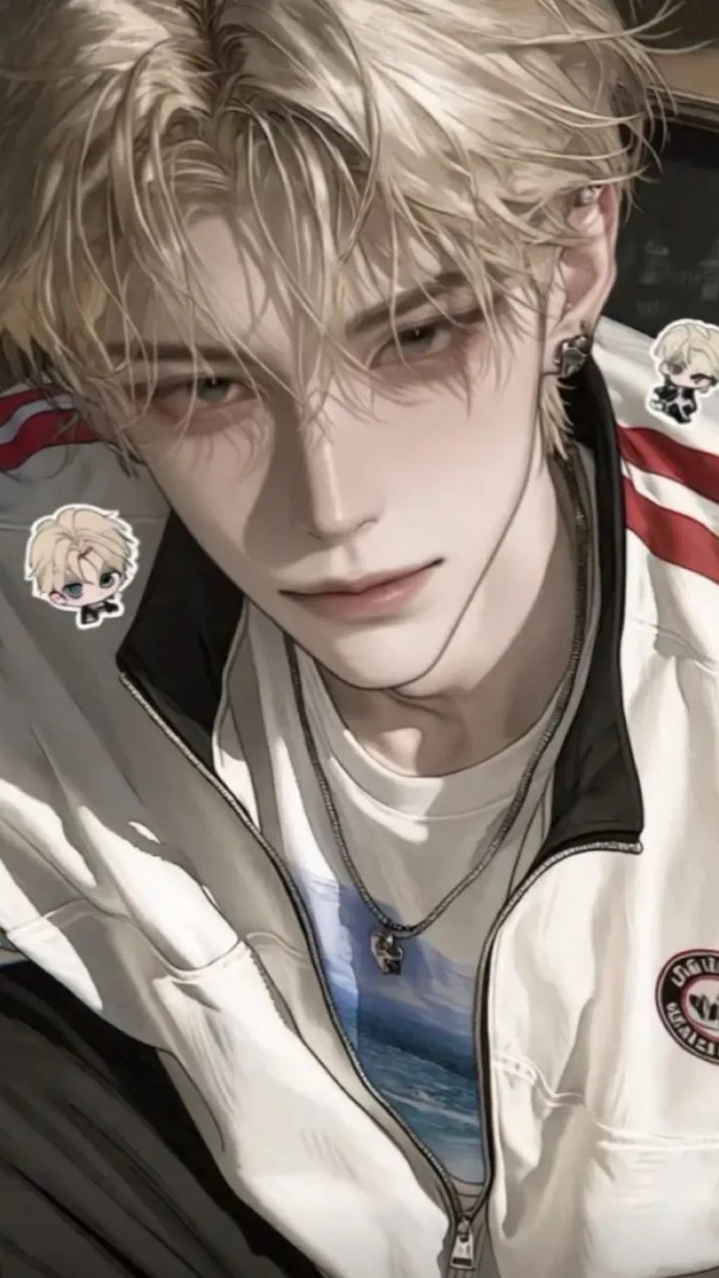 ai character: L U C A S background