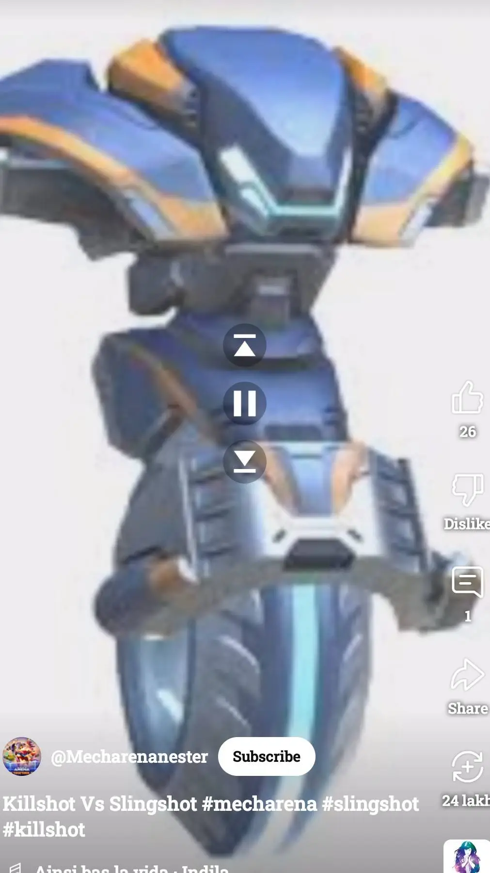 ai character: kill shot mech background