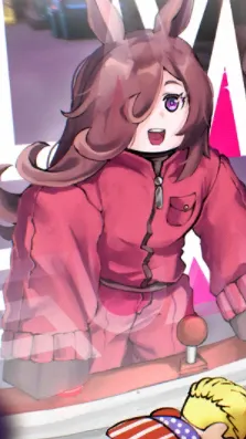 ai character: Squid game(guard) background