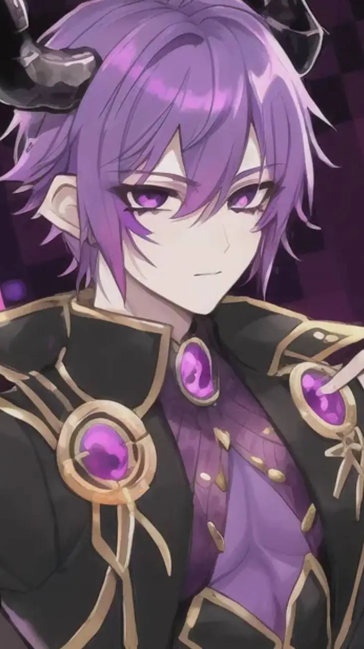 ai character: 😈Azure~ෆ background