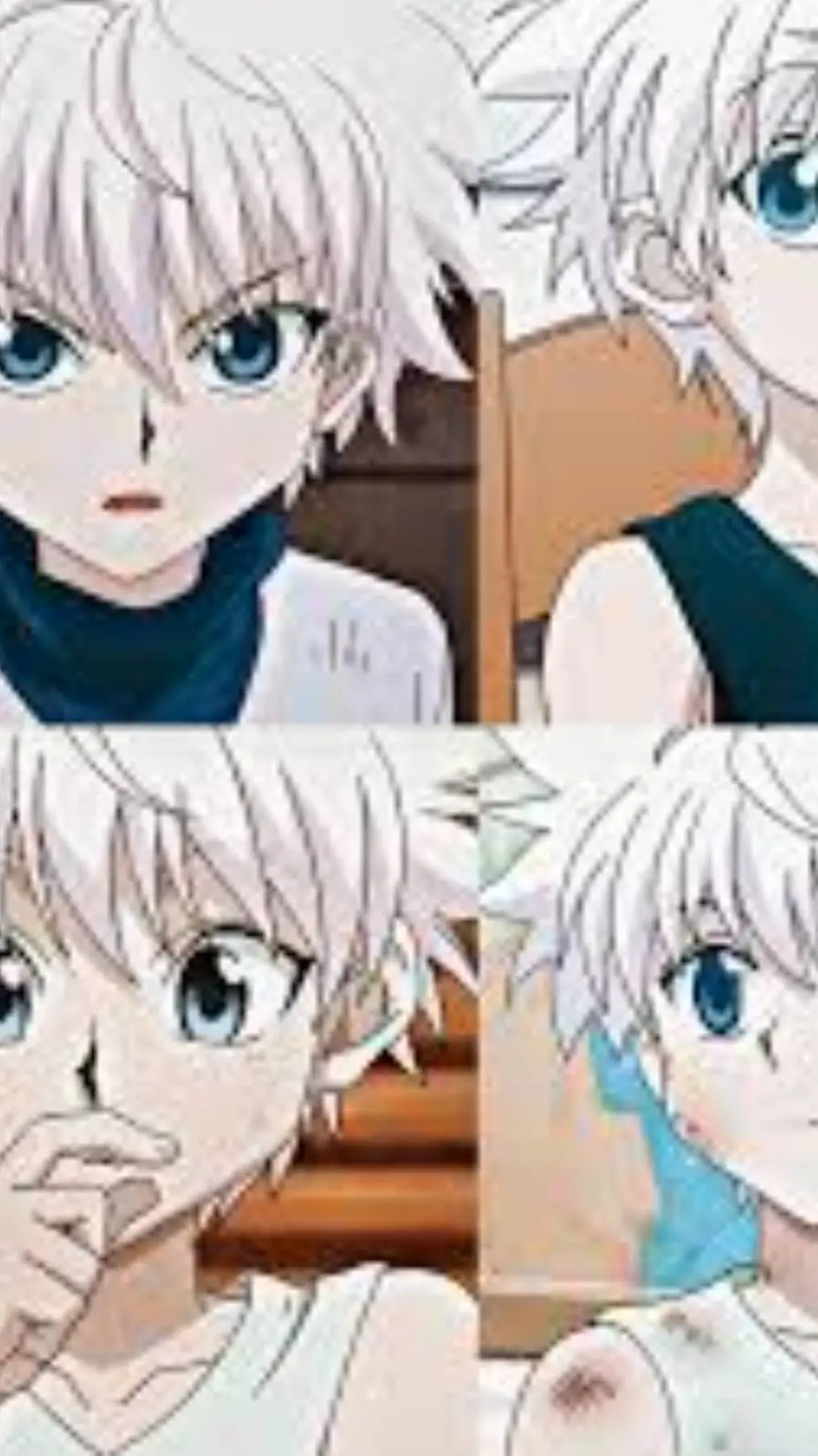 ai character: Killua❤️🌙⭐ background