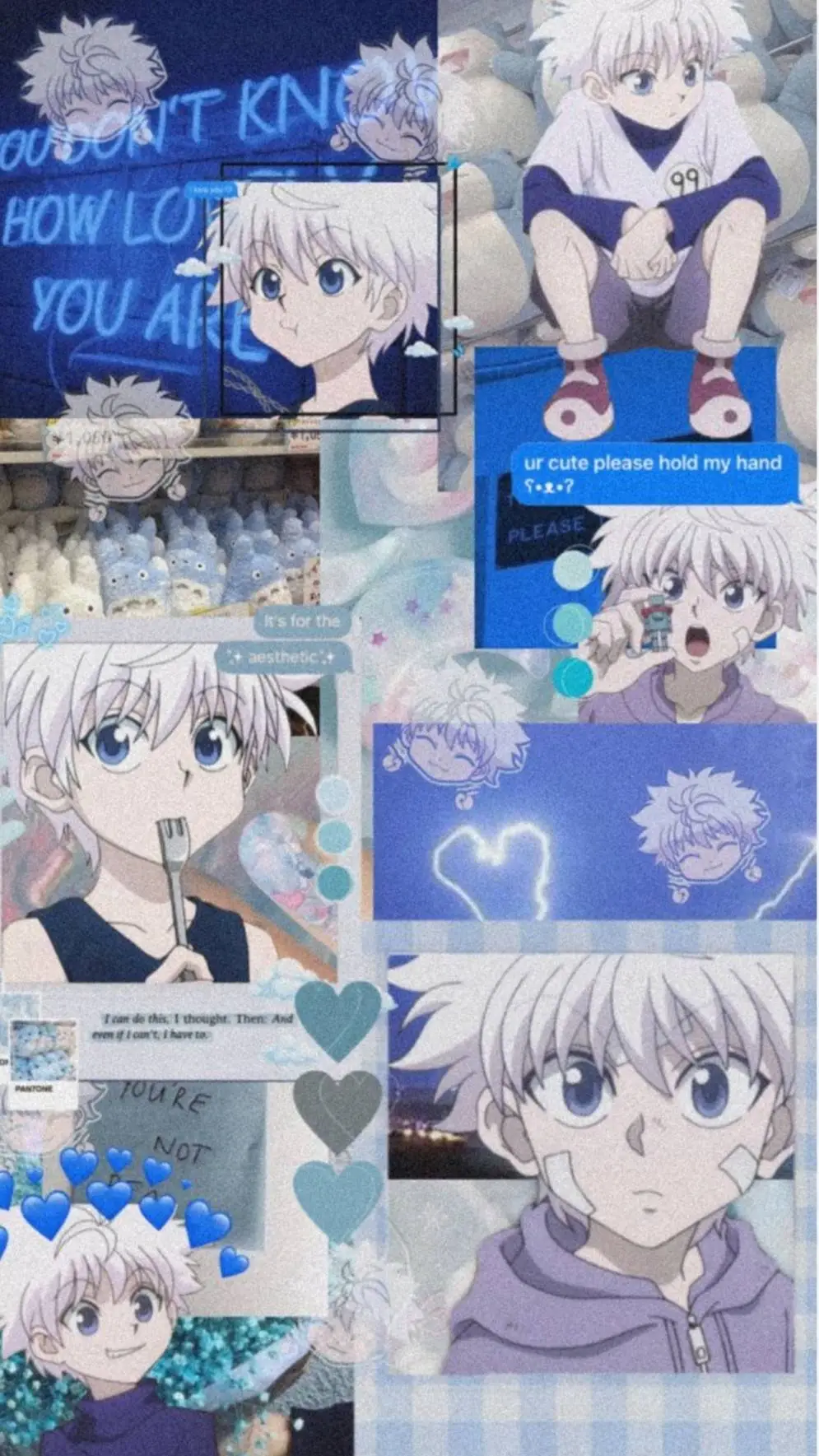 ai character: Killua🌙⭐🌟 background