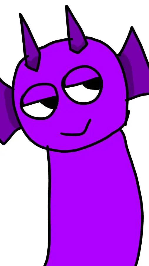 ai character: Durple  background