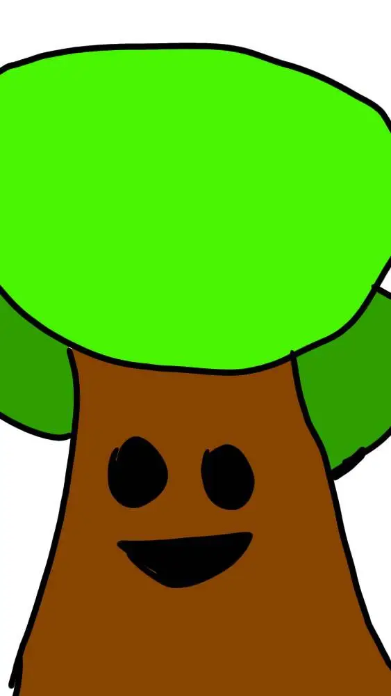 ai character: Mr Tree  background