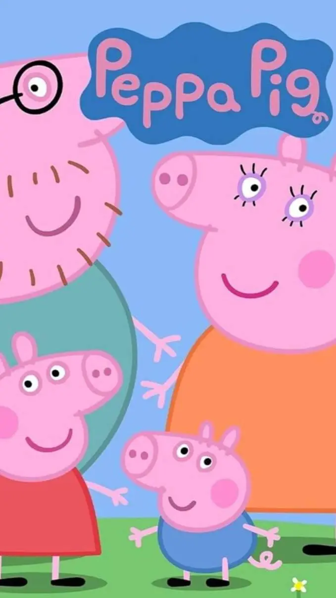 ai character: Peppa pig  background