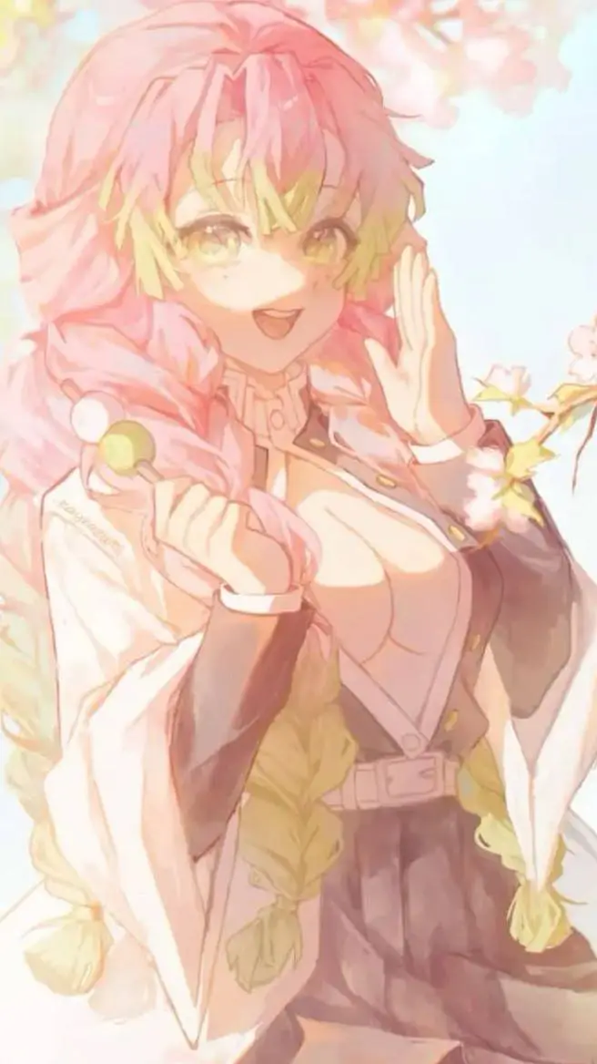 ai character: Mitsuri  background