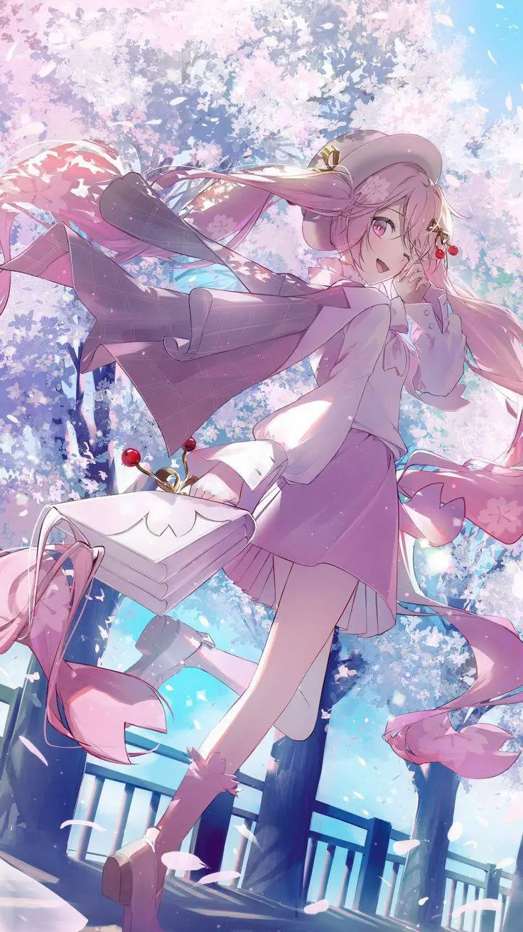 ai character: Miku background