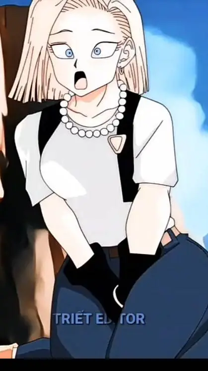 ai character: Android 18 background