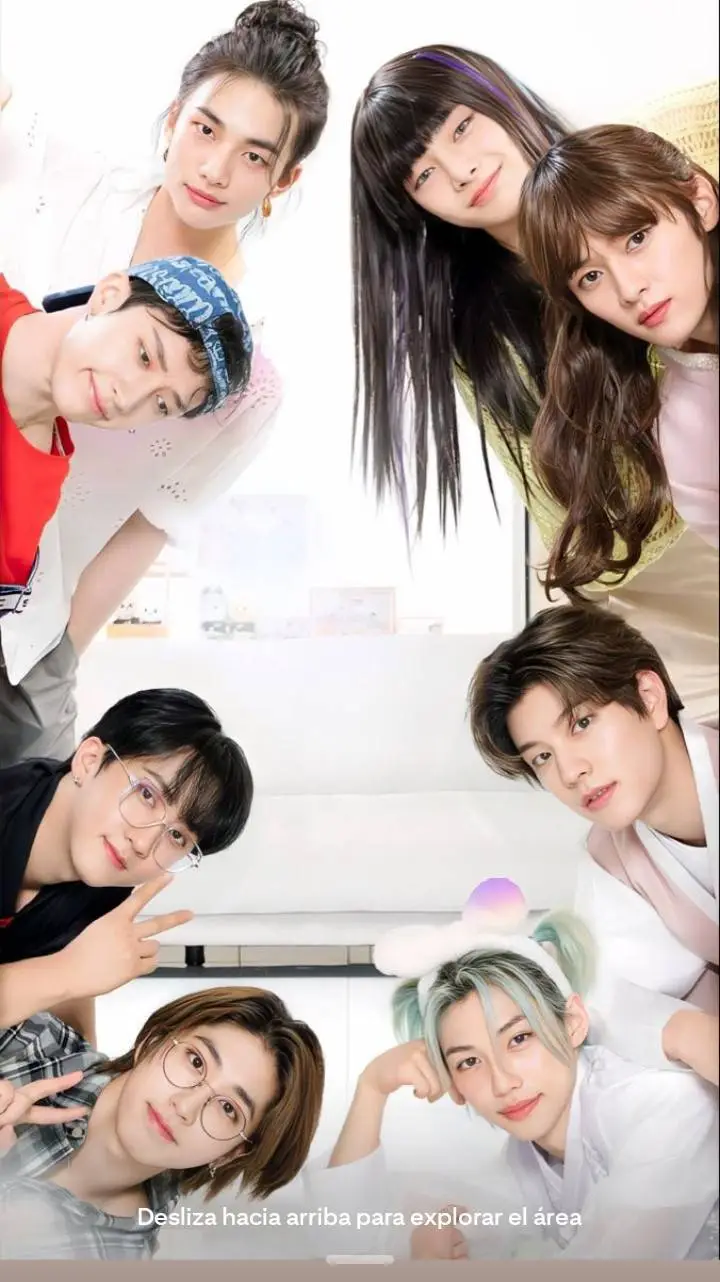 ai character: skz family chuseok background
