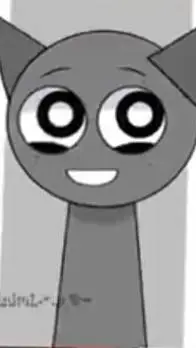 ai character: grey background