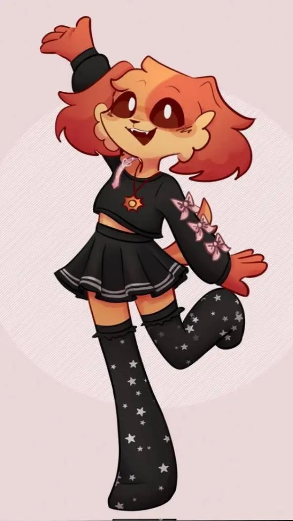 ai character: dogday ♀️ background