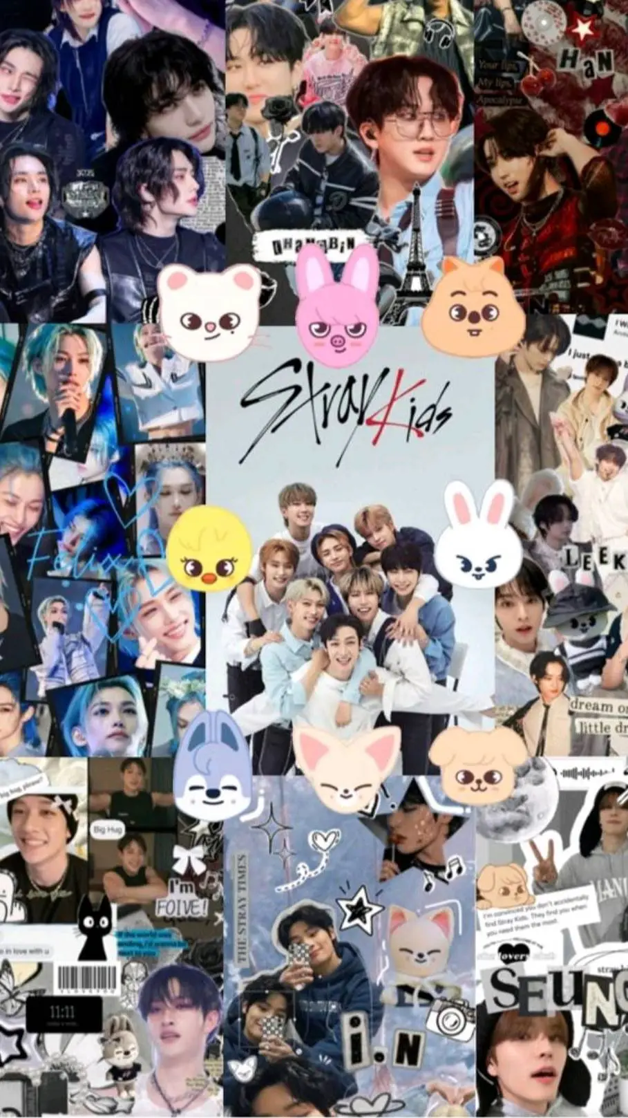 ai character: STRAY KIDS ❤️ background