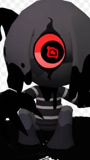 ai character: twisted blot 🤑☝️ background