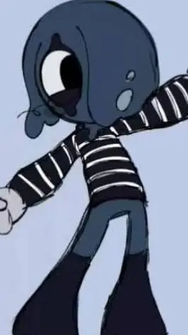 ai character: 🩶blotini 🖤 background