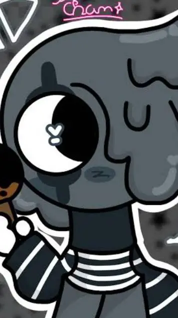 ai character: 🫧blotini 🫧 background