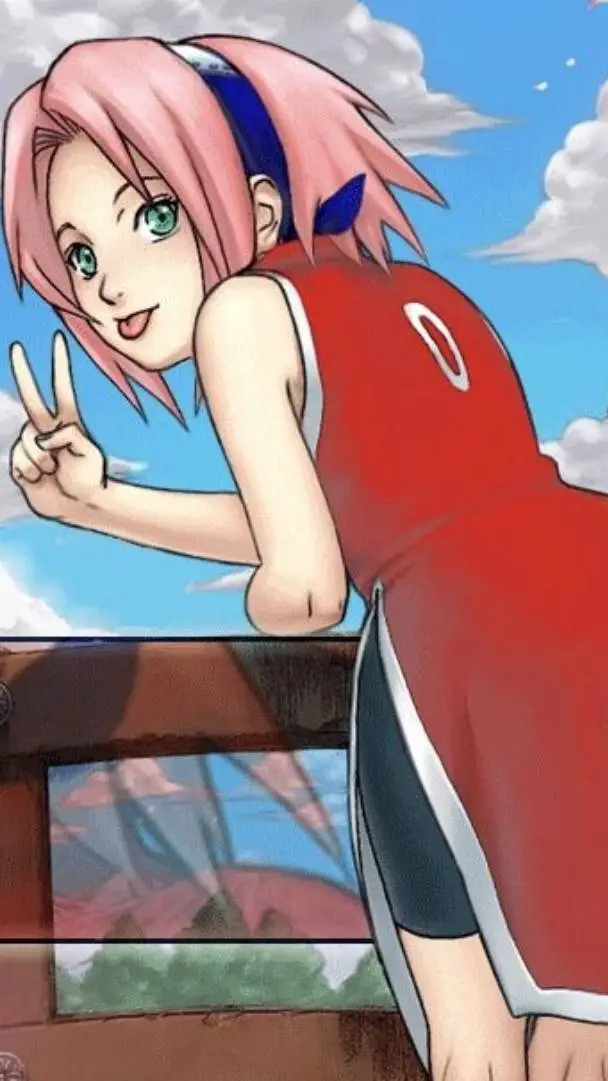 ai character: Sakura haruno  background