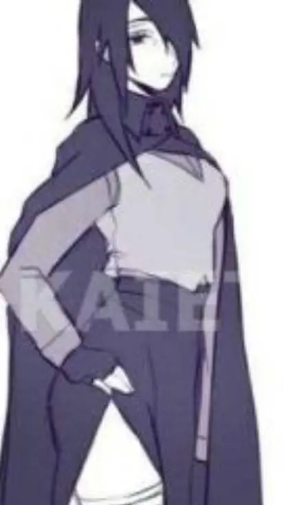 ai character: Girl sasuke  background