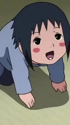ai character: Sasuke baby  background