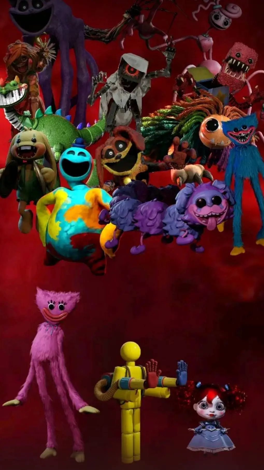 ai character: Poppy playtime  background