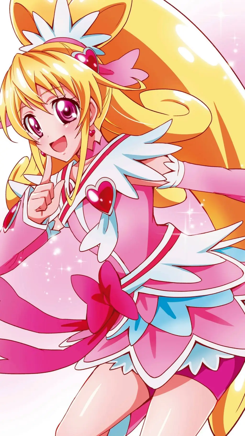 ai character: cure heart  background