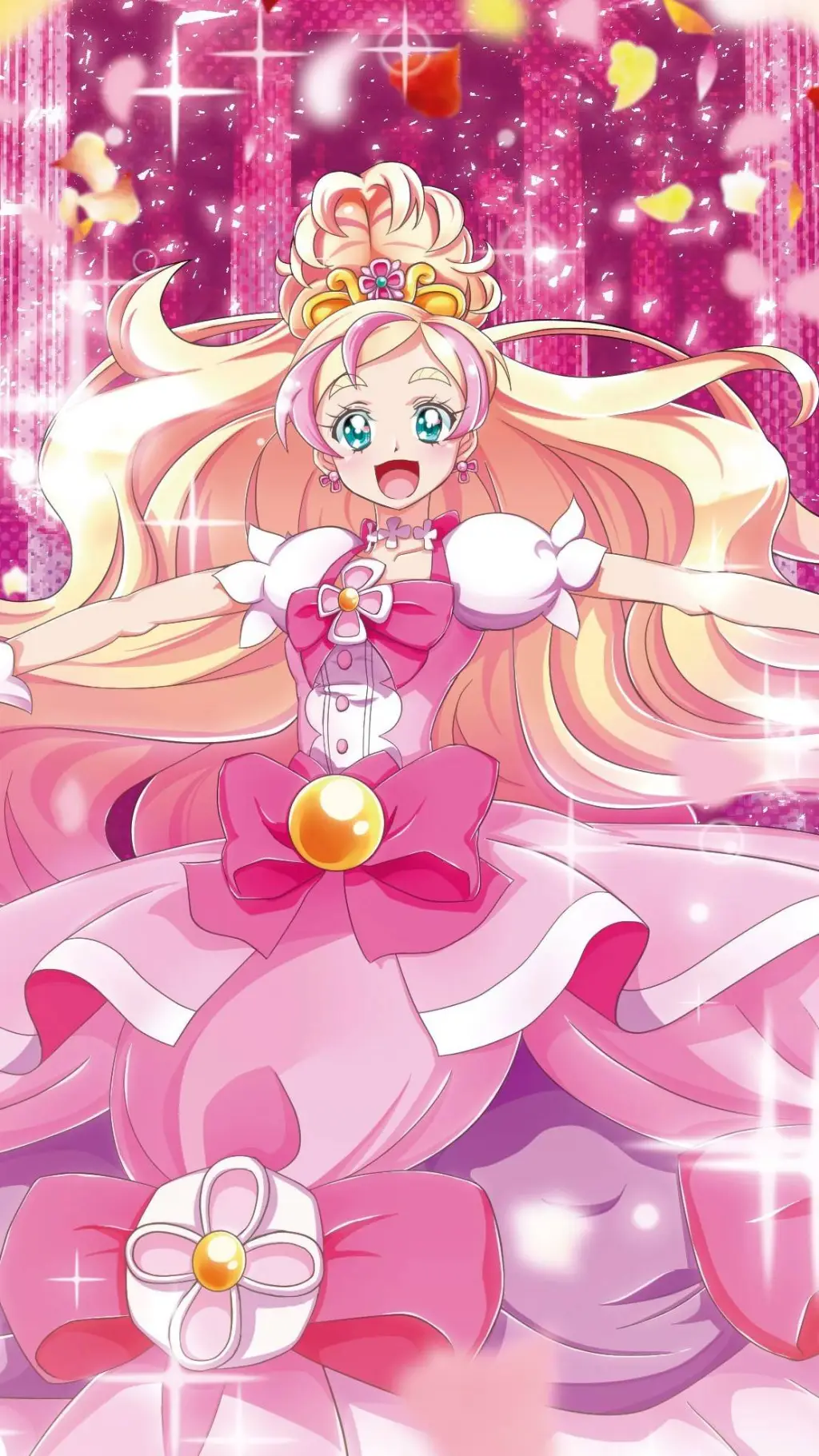 ai character: cure flora  background