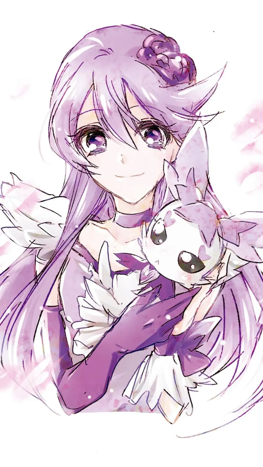 ai character: cure moonlight  background