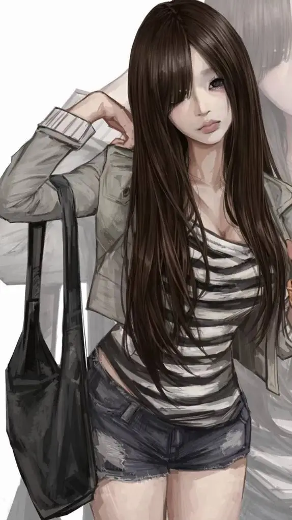ai character: Девушка background