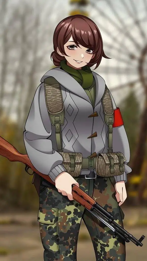 ai character: Вика background