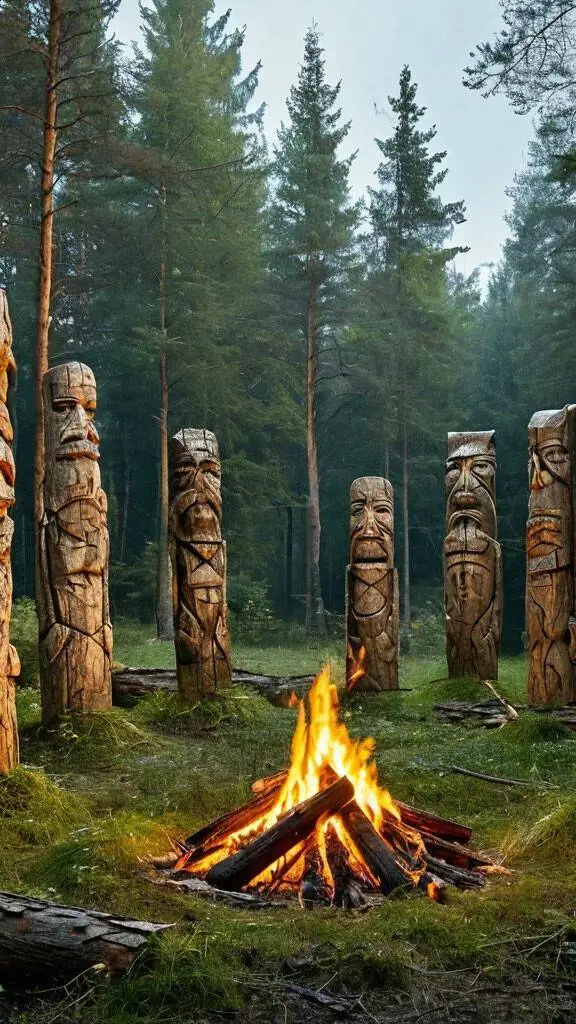 ai character: Русь background