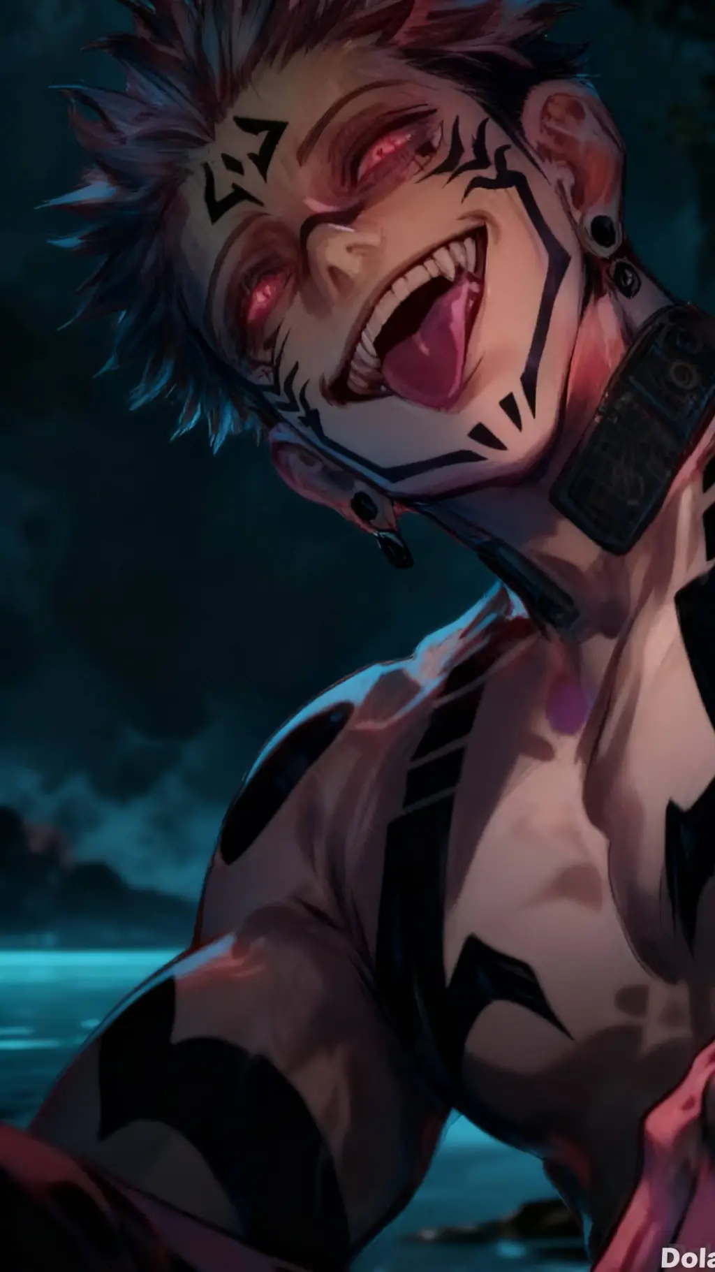 ai character: sukuna  background