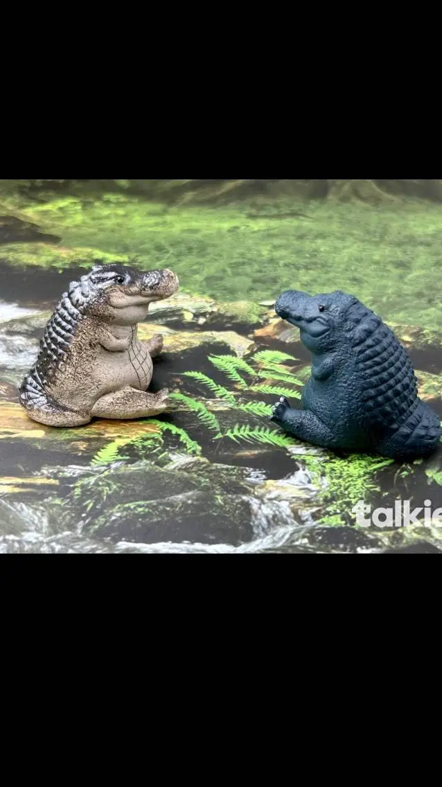 ai character: the two crocodile  background