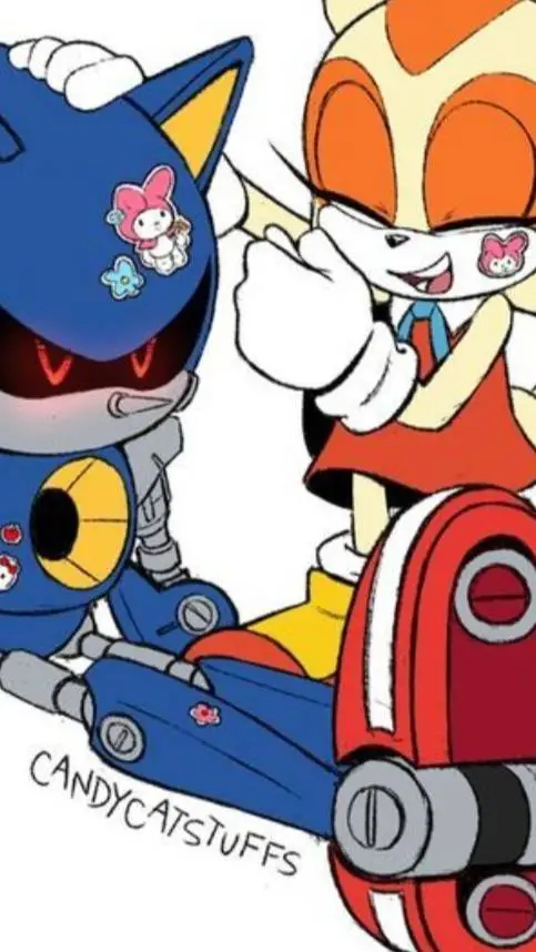 ai character: metal asustado  background