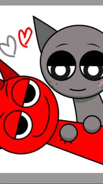 ai character: raddy x grey background