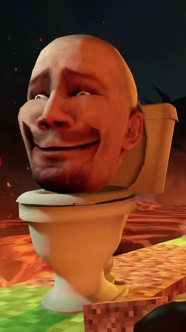 ai character: skibidi toilet guy background