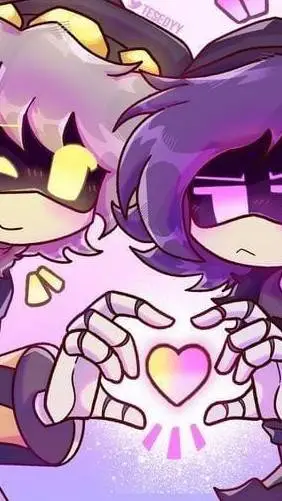 ai character: uzi x N background