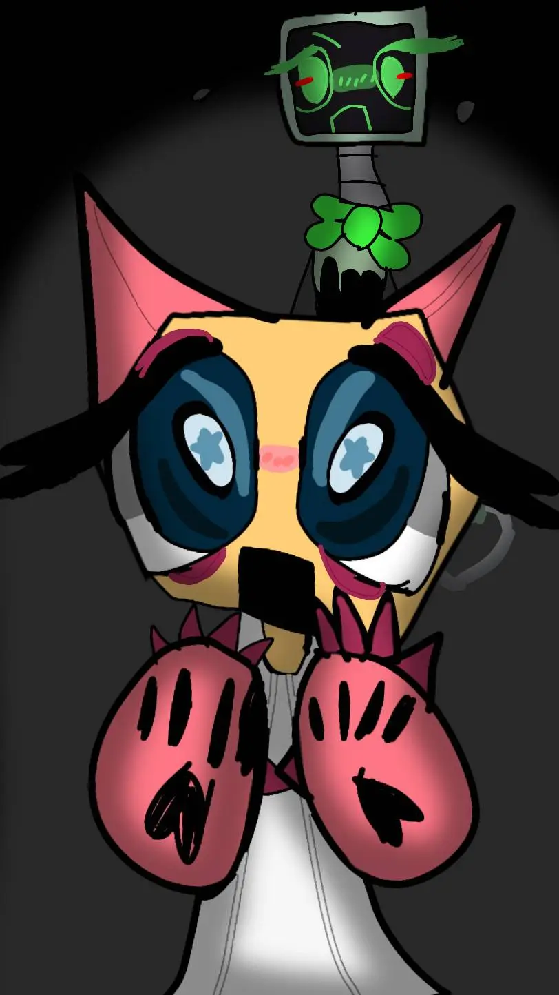 ai character: Scraps twisted vee background