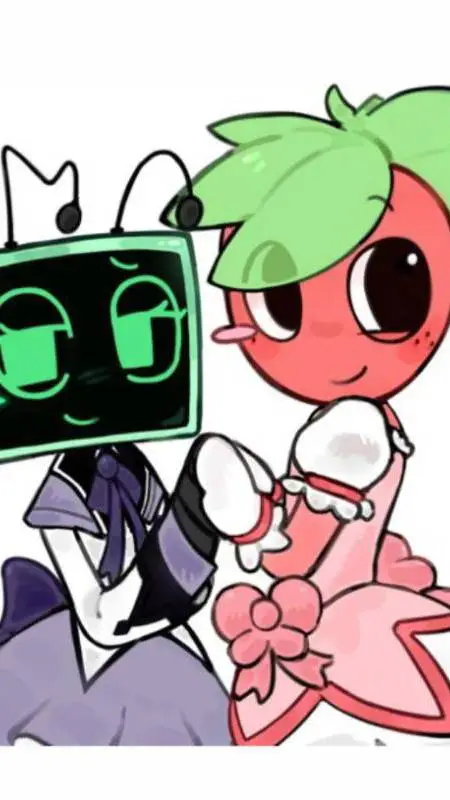 ai character: (Berrybot) Pick me background