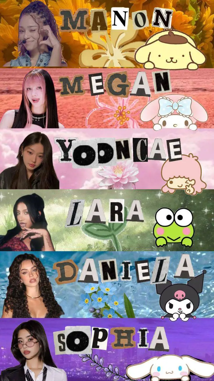 ai character: Katseye fakes background