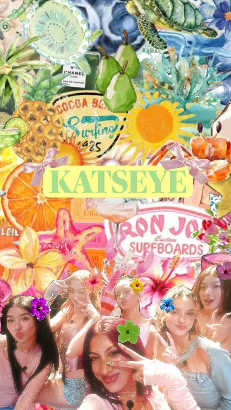 ai character: 🏖Summer Katseye!!🏖 background