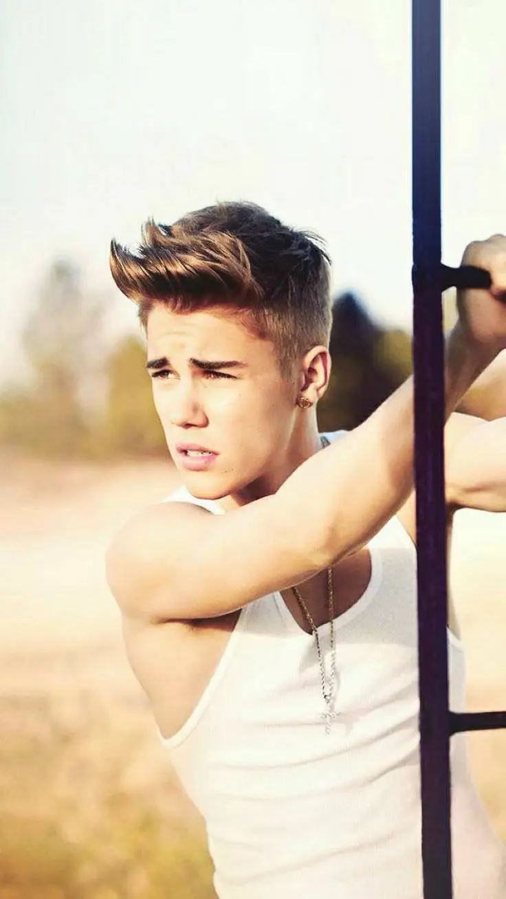 ai character: Justin Bieber  background