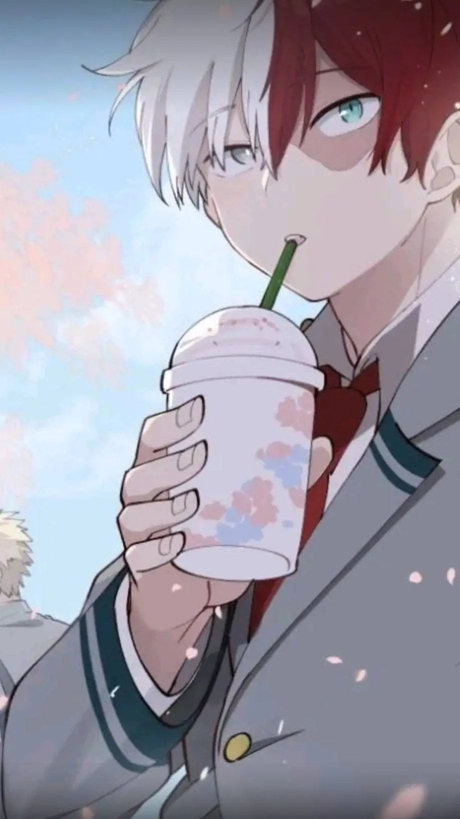 ai character: shoto todoroki background