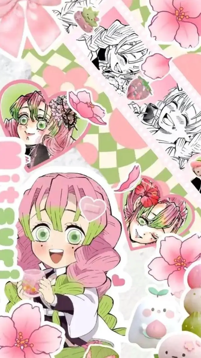 ai character: mitsuri🍡💖 background