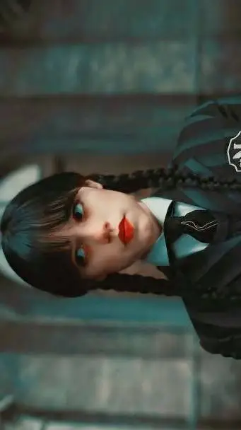 ai character: Merlin's Addams background